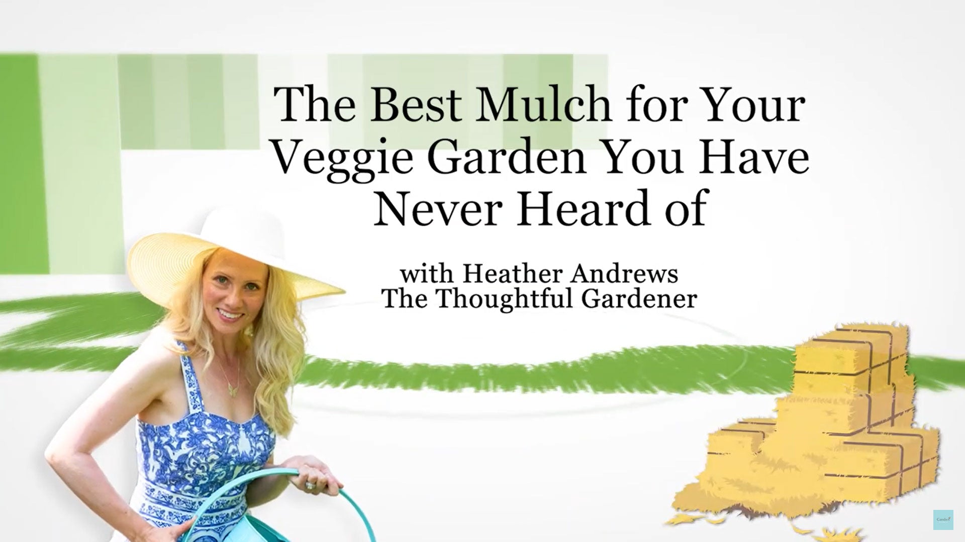 Load video: The Best Veggie Garden Mulch!!