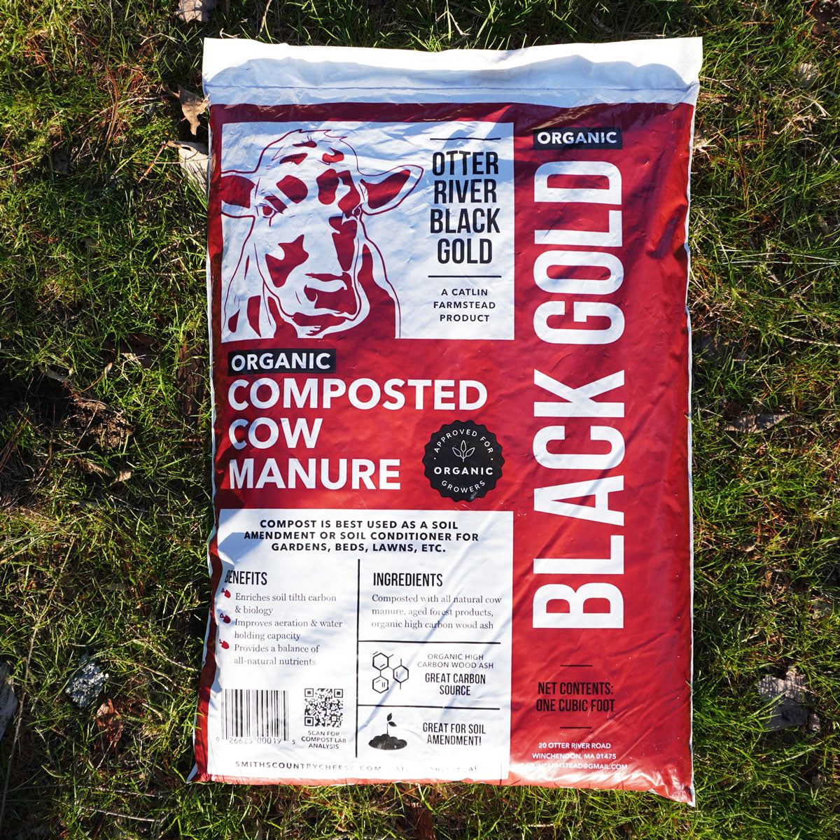 Organic Cow Manure Compost - 1 Cu. Ft. Bag – SaltHay.com