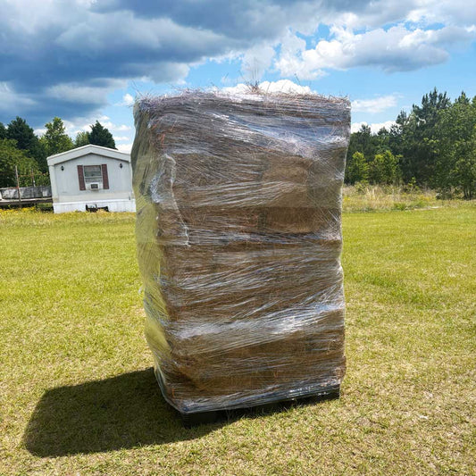 Pallet of Pine Straw Mulch