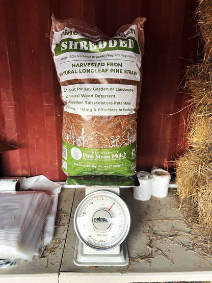 Shredded Pine Straw Mulch Bag - 10 lbs.