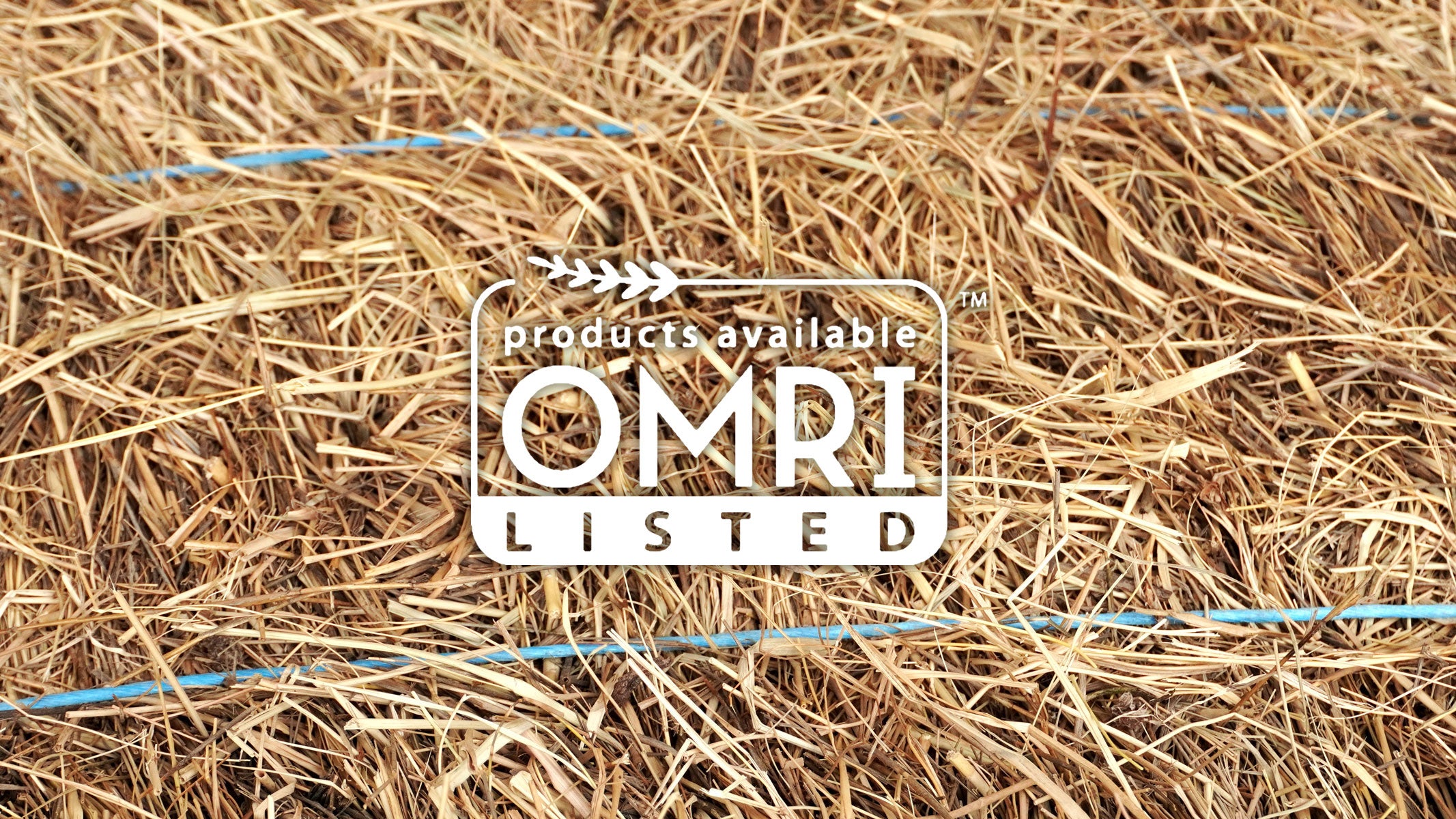 Salt Hay Organic Mulch OMRI Listed